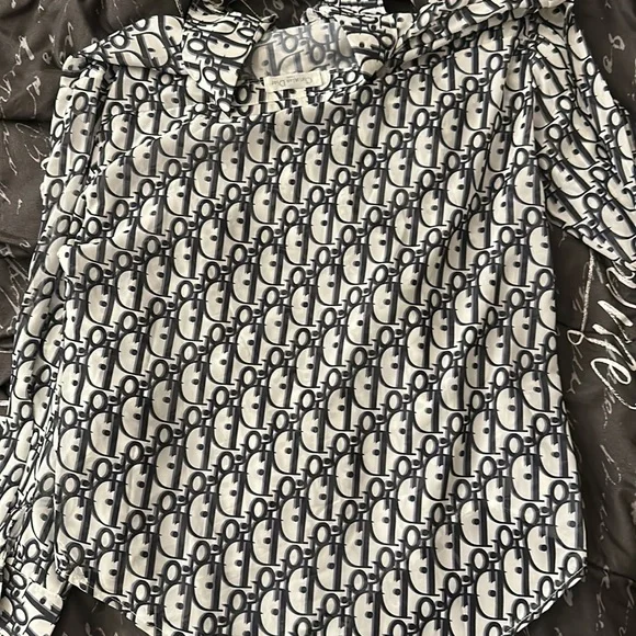 Christian Dior chiffon blouse